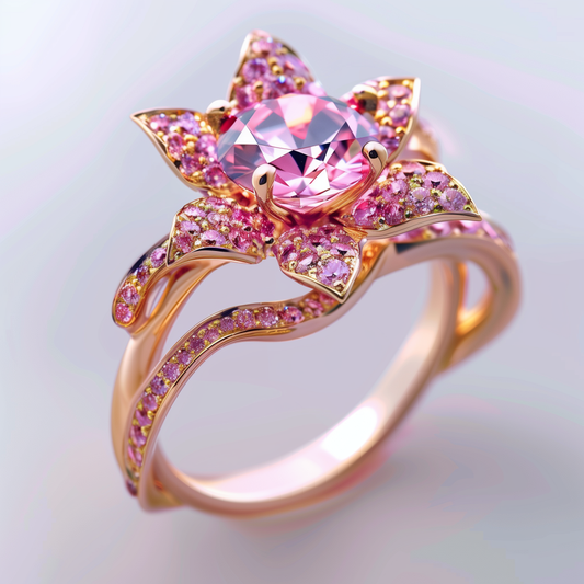 Papala Che Inlaid 18K Gold Ring